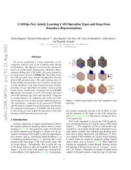 CADOps-Net: Jointly Learning CAD Operation Types and Steps from
  Boundary-Representations