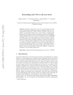 Extending nnU-Net is all you need