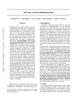 The Value of Out-of-Distribution Data