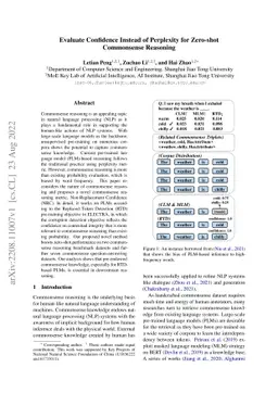 Evaluate Confidence Instead of Perplexity for Zero-shot Commonsense
  Reasoning