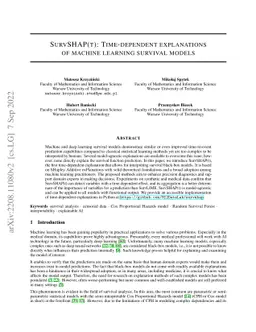 SurvSHAP(t): Time-dependent explanations of machine learning survival
  models