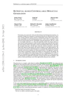 Retrieval-based Controllable Molecule Generation