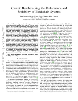 Gromit: Benchmarking the Performance and Scalability of Blockchain
  Systems