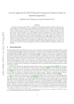 A novel approach for Fair Principal Component Analysis based on
  eigendecomposition