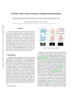 YOLOPv2: Better, Faster, Stronger for Panoptic Driving Perception