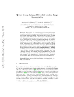Q-Net: Query-Informed Few-Shot Medical Image Segmentation
