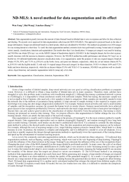 A novel method for data augmentation: Nine Dot Moving Least Square
  (ND-MLS)