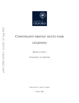 Constraint-driven multi-task learning