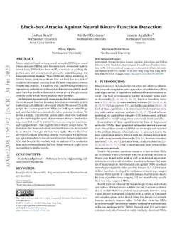 Black-box Attacks Against Neural Binary Function Detection