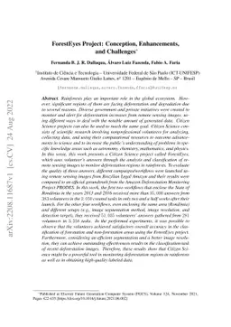 ForestEyes Project: Conception, Enhancements, and Challenges