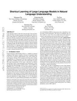 Shortcut Learning of Large Language Models in Natural Language
  Understanding