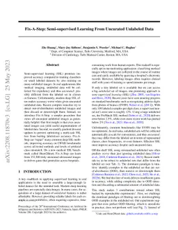 Fix-A-Step: Semi-supervised Learning from Uncurated Unlabeled Data