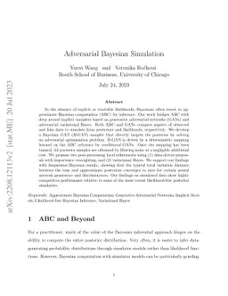 Generative Bayesian Inference with GANs