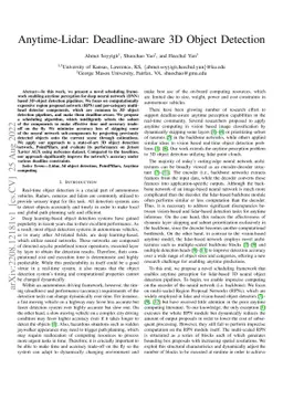 Anytime-Lidar: Deadline-aware 3D Object Detection