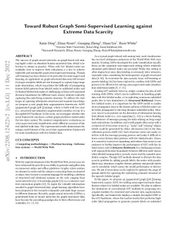 Toward Robust Graph Semi-Supervised Learning against Extreme Data
  Scarcity