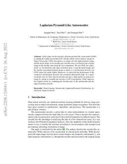 Laplacian Pyramid-like Autoencoder