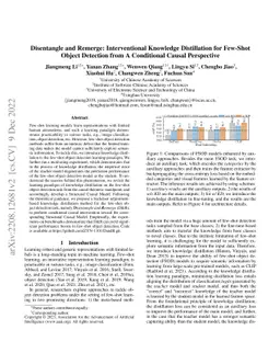 Disentangle and Remerge: Interventional Knowledge Distillation for
  Few-Shot Object Detection from A Conditional Causal Perspective