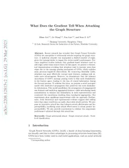 What Does the Gradient Tell When Attacking the Graph Structure