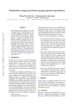 YOLOX-PAI: An Improved YOLOX, Stronger and Faster than YOLOv6