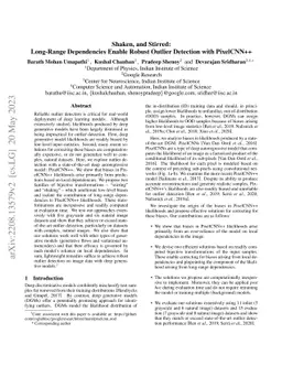 Shaken, and Stirred: Long-Range Dependencies Enable Robust Outlier
  Detection with PixelCNN++