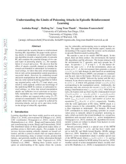 Understanding the Limits of Poisoning Attacks in Episodic Reinforcement
  Learning