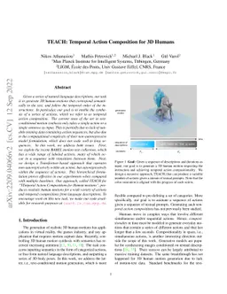 TEACH: Temporal Action Composition for 3D Humans