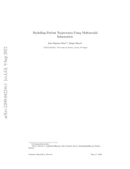 Modelling Patient Trajectories Using Multimodal Information