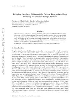 Bridging the Gap: Differentially Private Equivariant Deep Learning for
  Medical Image Analysis