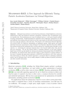 Multipoint-BAX: A New Approach for Efficiently Tuning Particle
  Accelerator Emittance via Virtual Objectives