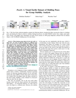 PoseIt: A Visual-Tactile Dataset of Holding Poses for Grasp Stability
  Analysis