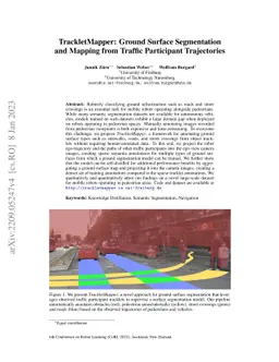 TrackletMapper: Ground Surface Segmentation and Mapping from Traffic
  Participant Trajectories
