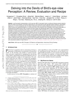 Delving into the Devils of Bird's-eye-view Perception: A Review,
  Evaluation and Recipe