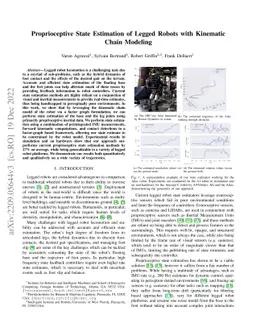 Proprioceptive State Estimation of Legged Robots with Kinematic Chain
  Modeling