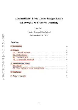 Automatically Score Tissue Images Like a Pathologist by Transfer
  Learning