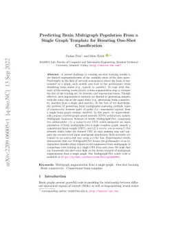 Predicting Brain Multigraph Population From a Single Graph Template for
  Boosting One-Shot Classification