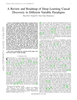 A Review and Roadmap of Deep Learning Causal Discovery in Different
  Variable Paradigms