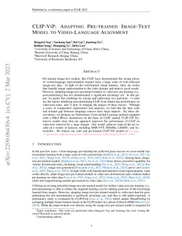 CLIP-ViP: Adapting Pre-trained Image-Text Model to Video-Language
  Representation Alignment