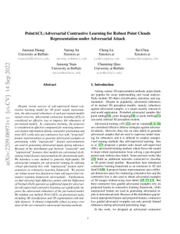 PointACL:Adversarial Contrastive Learning for Robust Point Clouds
  Representation under Adversarial Attack