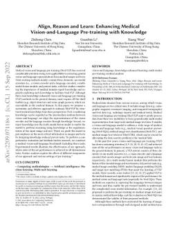 Align, Reason and Learn: Enhancing Medical Vision-and-Language
  Pre-training with Knowledge