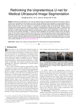 Rethinking the Unpretentious U-net for Medical Ultrasound Image
  Segmentation