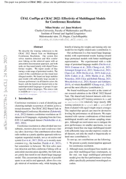 ÚFAL CorPipe at CRAC 2022: Effectivity of Multilingual Models for
  Coreference Resolution