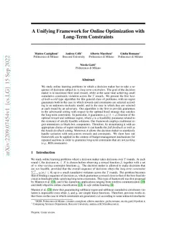 A Unifying Framework for Online Optimization with Long-Term Constraints