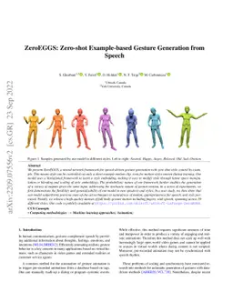 ZeroEGGS: Zero-shot Example-based Gesture Generation from Speech