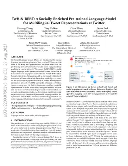 TwHIN-BERT: A Socially-Enriched Pre-trained Language Model for
  Multilingual Tweet Representations at Twitter