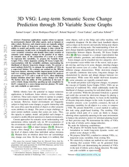 3D VSG: Long-term Semantic Scene Change Prediction through 3D Variable
  Scene Graphs