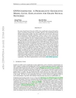 GNNInterpreter: A Probabilistic Generative Model-Level Explanation for
  Graph Neural Networks