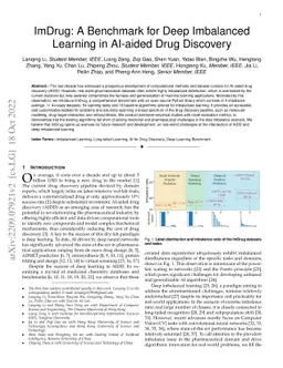 ImDrug: A Benchmark for Deep Imbalanced Learning in AI-aided Drug
  Discovery