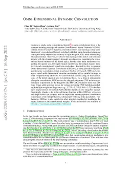 Omni-Dimensional Dynamic Convolution