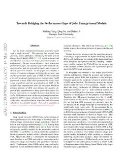 Towards Bridging the Performance Gaps of Joint Energy-based Models