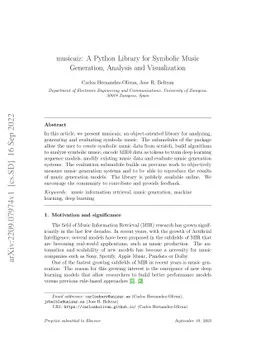 musicaiz: A Python Library for Symbolic Music Generation, Analysis and
  Visualization